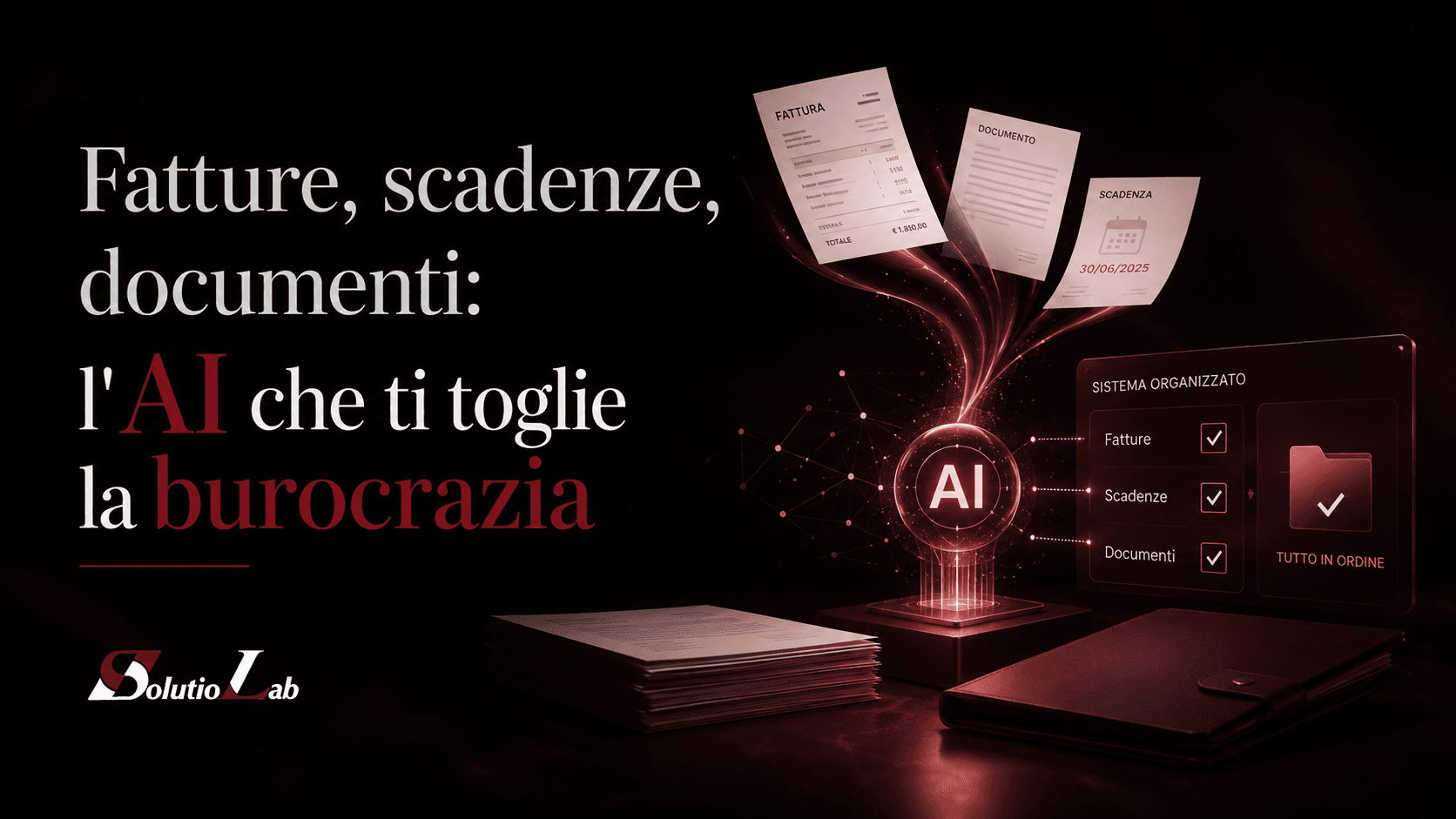 Fatture, scadenze, documenti: l'AI che ti toglie la burocrazia